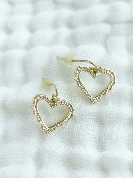 Kendra Scott Sophee Heart Drop Earrings - Picture 2 of 3